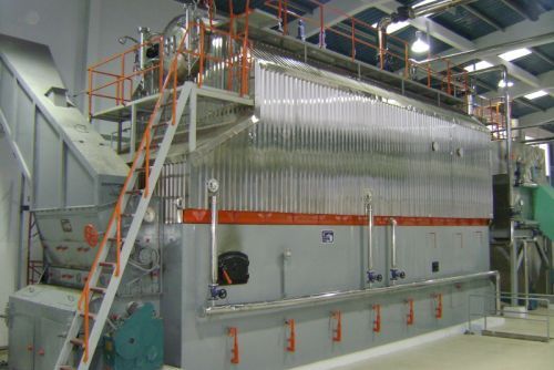 Nồi hơi đốt than ống nước dạng E